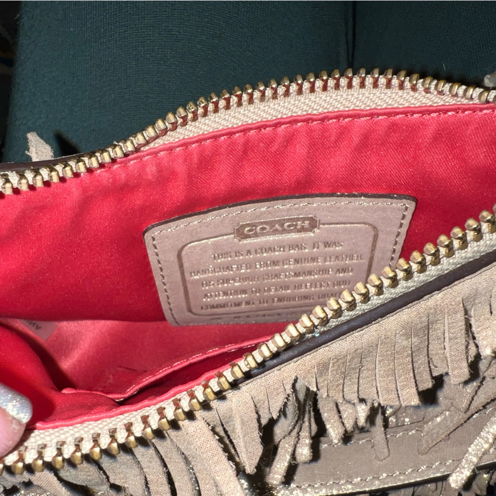 Vintage Coach Poppy 1941 Mini Hobo Fringe Bag - Picture 11 of 11